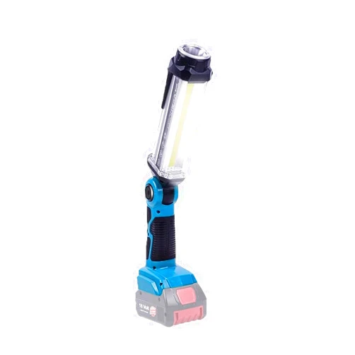 IOHBThe Cordless 35W LED Work Light 2000LM for Bosch 18V Li-ion Battery 3rd Gear Adjustment Vertical Tube Lamp for Camping,Outdoor,Emergency(No Battery)