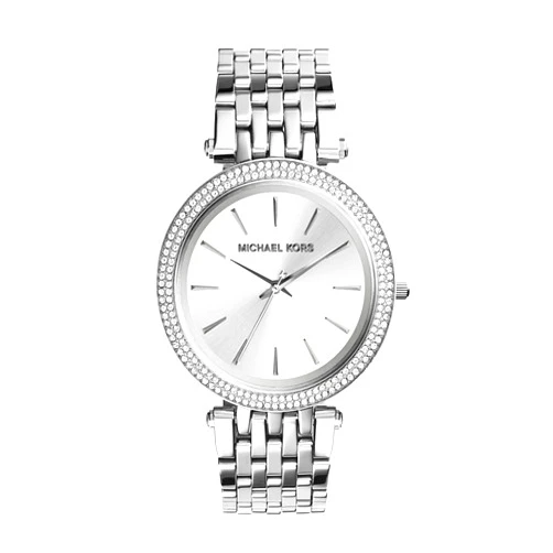 Michael Kors Darci Three-Hand Silver-Tone Stainless Steel Women's Watch (Model: MK3190)
