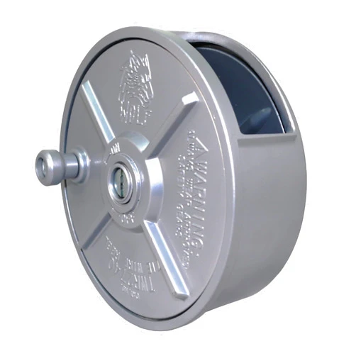 WOLF Industrial Products WOLF 6.25’’ Aluminum Tie Wire Reel Coil Holder Wheel, Lightweight, Ambidextrous, Built-in Belt Loops & Knob