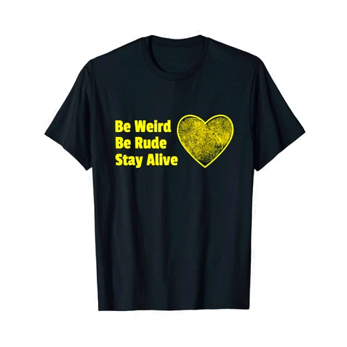 True Crime Gifts Fans Fan Addicts Lover Merch4You True Crime Fan Gifts Podcast Junkie Lover Be Weird Be Rude T-Shirt