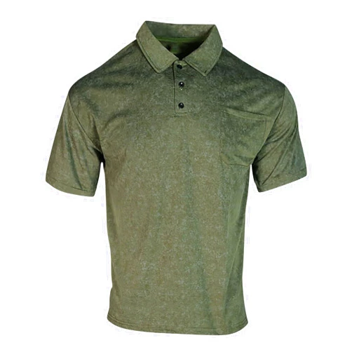 Jamgty Men's Summer Muscle Golf T-shirts Lapel V Neck Buttons Short Sleeve Shirts Casual Solid Tops with Pockets