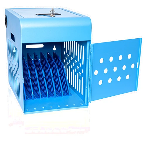 Metateel 8 Tablet Charging Station Lock Box - Fits 14
