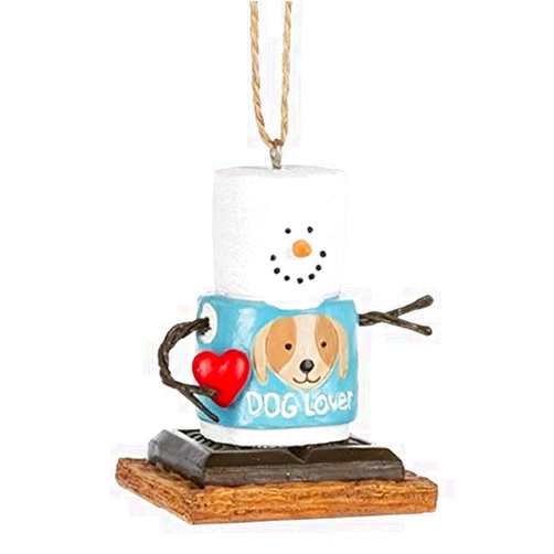 Midwest-CBK Ganz MIDWEST CBK 2020 Smore's Pet Lover Hanging Christmas Tree Ornament Animal Cat Dog (Dog Lover)