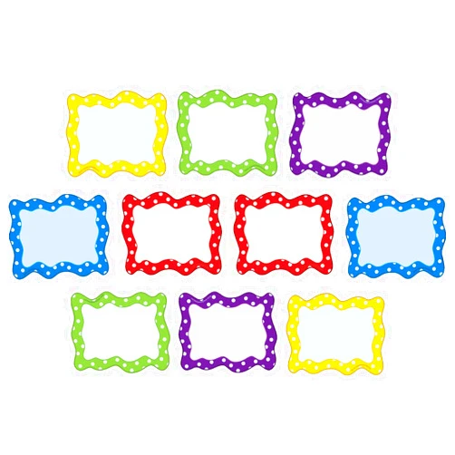 Teacher Created Resources Blank Cards Accents, Polka Dot (4757)