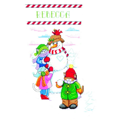 Design Works Crafts Cross Stitch Stocking Kit, Various