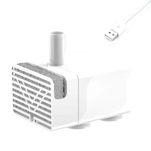 DCIOGAT Cat Water Fountain Pump, Ultra Quiet Pet Fountain Pump, Replacement Pump Compatible with Model DCIOGAT WF140 Cat Water Fountain, USB Port, Adapter not Included