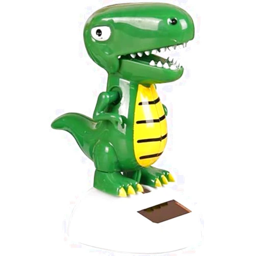 Juroicessry Green Solar Powered Dancing Dinosaur,Decoration Gift,Swinging Dancer Toy,No Battery Required,Desk and Dashboard Decor Home Decor Birthday Gifts Solar Power Kits Learning and Education