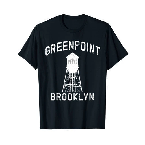 Flashcat Brooklyn NY Neighborhood Brooklynite Tees Greenpoint Brooklyn Water Tower Shirt NYC Brooklynite Shirt T-Shirt