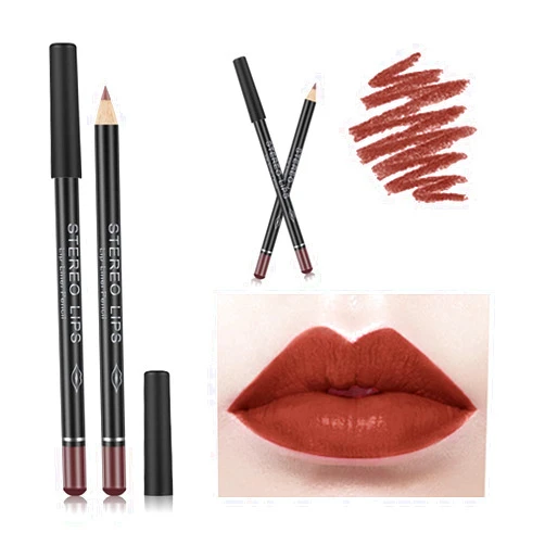 ZITIANY Fashion LipLiner 12 Color Lip Liner Set Waterproof Long Lasting Matte Lip Pen Gift For Women Christmas (K, One Size)