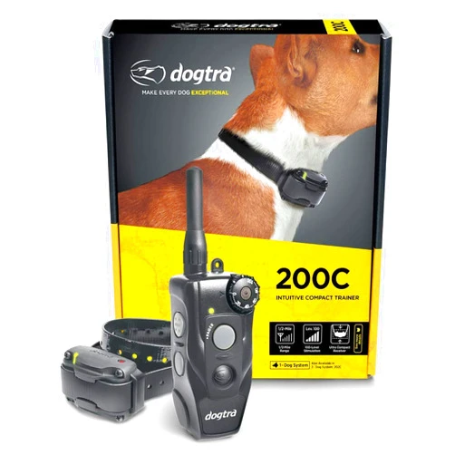Dogtra 200C Waterproof ½-Mile One-Handed Operation Remote Training Dog E-Collar