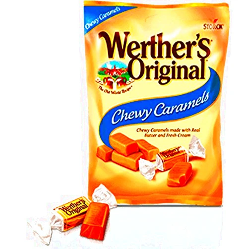 Werthers Original Chewy Caramels 2.4 Oz (Pack of 6)