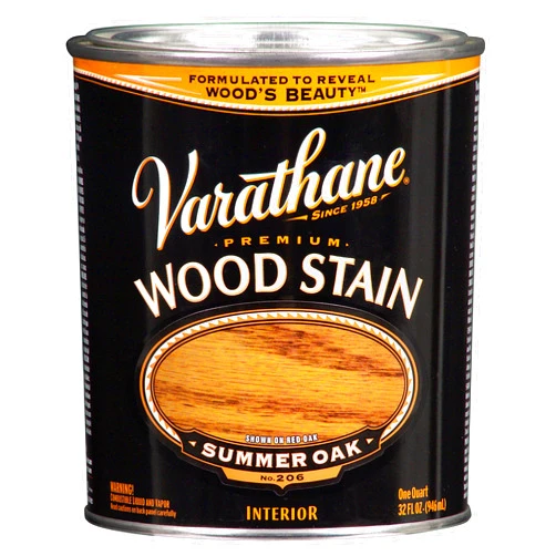 Varathane 211689H-2PK Premium Wood Stain, Quart, Summer Oak, 2 Pack