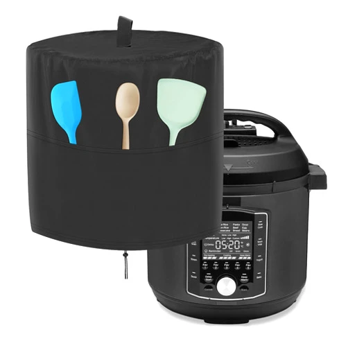 Letsteel Pressure Cooker Cover Compatible with Instant Pot 8Qt, 420D Pressure Cooker 8 Qt Rice Cooker Cover with Storage Pockets, 16.5