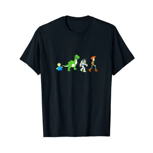 Disney Pixar Toy Story Toy Crossing Characters Group Shot T-Shirt