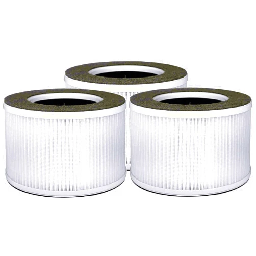 Nispira TD-1500 4-in-1 True HEPA Replacement Filters for Tredy Air Purifier TD-1500, 3 Packs
