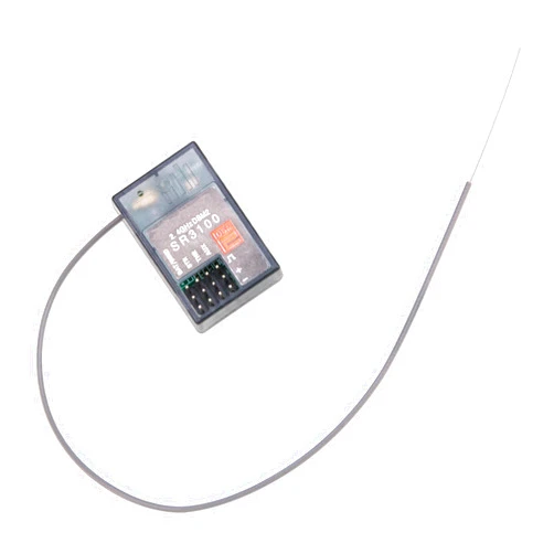 Comidox 1PCS SR3100 DSM2 Surface Receiver 2.4GHz 3 Channel Modulation for Spektrum DX3R DX2E X3E DX4C Transmitter