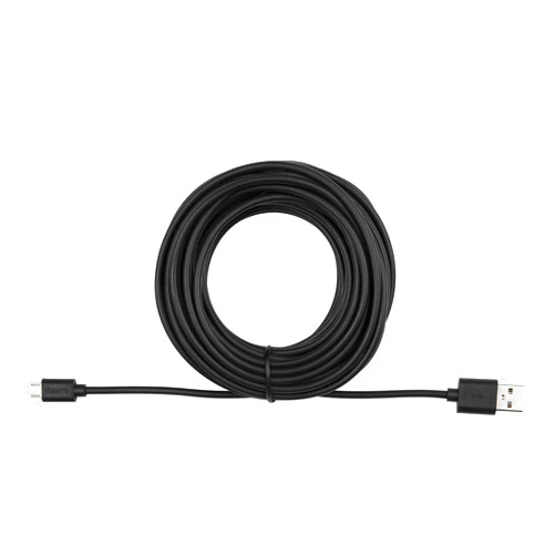 Smays 25 ft Micro USB Cable Replacement for Wyze Cam, Nest Camera - Extra Long Extension Power Cord (Black)