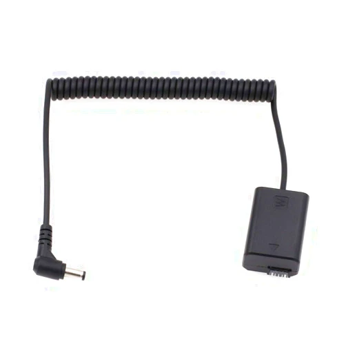 HangTon NP-FW50 DC Coupler Dummy Battery Power Adapter for for Sony ZVE10 A7 A7II A7S A7SII A7R A7RII A6300 A6500 A6000 A5100 NEX Series Camera