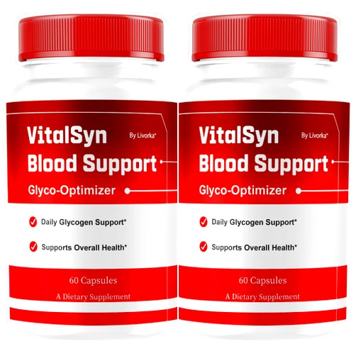 LIVORKA (2 Pack) Vitalsyn Blood Support - Vitalsin Support Capsules Glyco Optimizer, Vitalsym Advanced Formula Premium Pills, Vital Syn Multivitamin for Overall Health & Wellness, 120 Capsules for 2 Months
