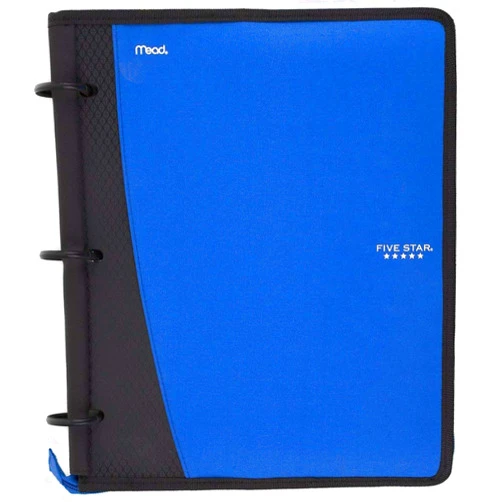 Five Star Flex Hybrid NoteBinder, 1 Inch Ring Binder, Notebook and Binder All-in-One, Cobalt (73418)