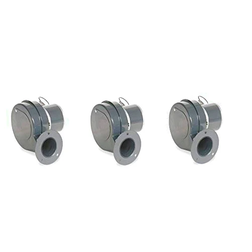 Dayton 1TDN7 Round Permanent Split Capacitor OEM Specialty Blower (3-(Pack))