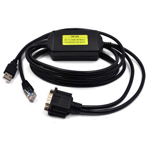Zhupoub 1747-UIC PLC Programming Cable USB to DH485 RS485 RS232 Interface Converter for AB PLC SLC5/01/02/03/05 and Micrologix 1000 Series