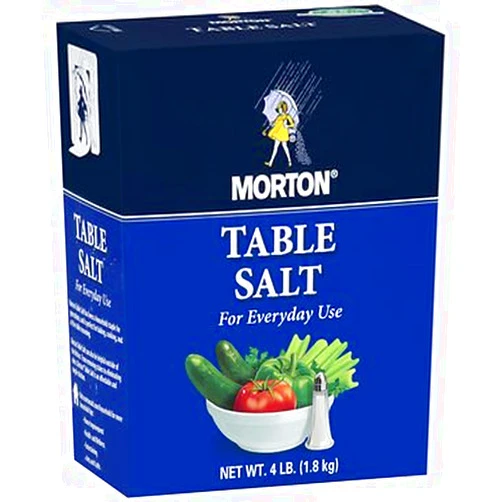 American Standart Morton Table Salt, (4 lbs.) x6 AS