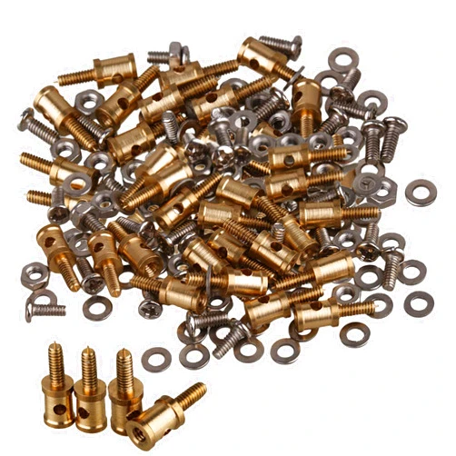 Mxfans 40Pcs Dia 1.5mm RC Adjustable Pushrod Connector Linkage Stoppers for RC Airplane Boat Model