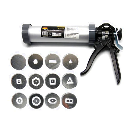 LEQH Clay Extruder Gun, Clay Extruder Tool with 12 Different Molds, Multicolor