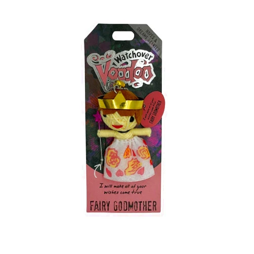 Watchover Voodoo 3-Inch Fairy Godmother Keychain - Handcrafted Gift to Bring Good Luck and Positivity Everywhere You Go