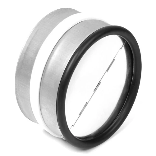 neverest® RKI 4“ - Backdraft Damper Shutter Inline for 4 Inch Dryer Duct for Retrofitting 4 Inch Ducting Prevents Unwanted Drafts in Metal Ducts in Line Draft Blocker - Fits Only with Metal Ducts