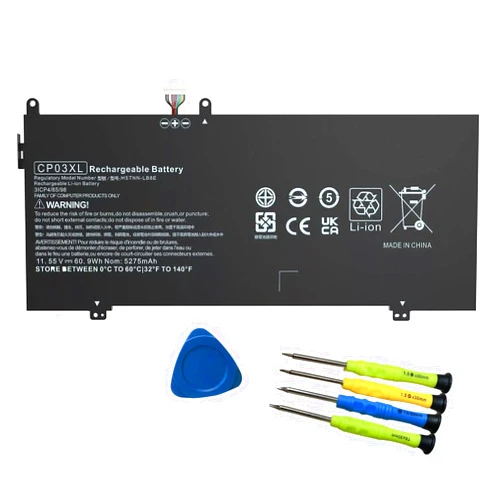 EFOHANA CP03XL 929072-855 Laptop Battery Replacement for Hp Spectre X360 Convertible 3-ae 13-ae0xx 13-ae000 13-ae013dx 13-ae049ng 13-ae001ng 929066-421 HSTNN-LB8E CPO3XL CP03060XL 11.55V 60.9Wh/5275mAh
