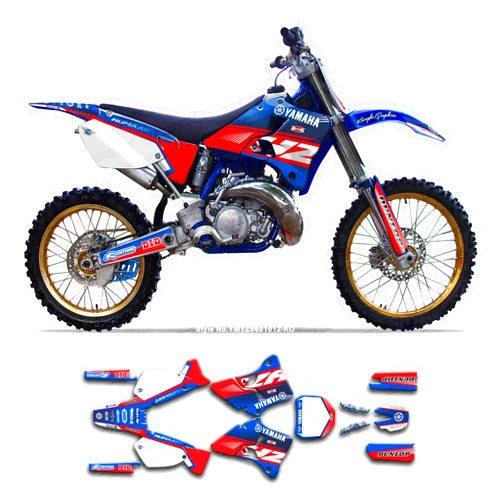 Kungfu Graphics Decal Kit for Yamaha YZ125 YZ250 YZ 125 YZ 250 1996 1997 1998 1999 2000 2001, YMYZ9601012-KO