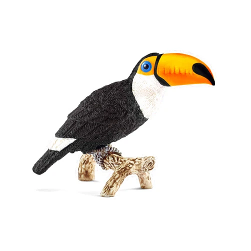SCHLEICH Wild Life, Animal Figurine, Animal Toys for Boys and Girls 3-8 Years Old, Toucan