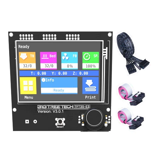 BIQU BIGTREETECH TFT35 E3 V3.0.1 Touch Screen Display RepRap Smart Controller Panel Compatible with SKR Mini E3 SKR E3 DIP Board for Ender 3 CR10 3D Printer