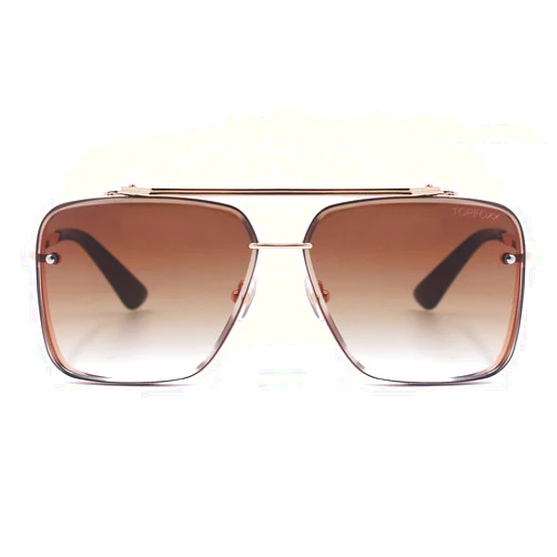TOPFOXX - Bella Coffee - Aviator Sunglasses for Women Oversized - Total UV 400 Protection coating