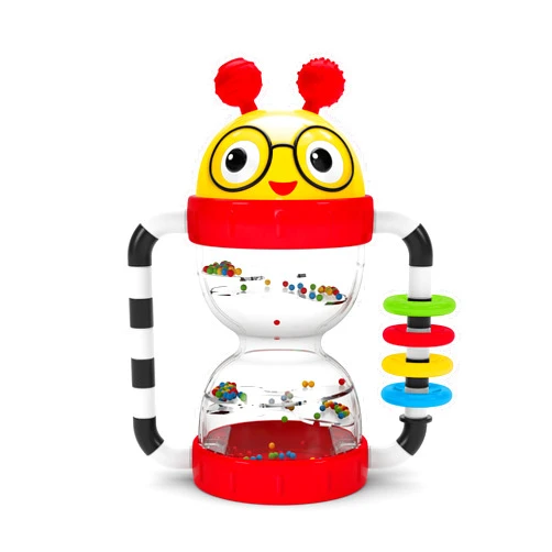 Baby Einstein Cal’s Sensory Shake-up Developmental Activity Rattle Toy, BPA Free, for Infants Ages 3 Months and up
