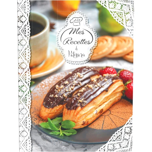 Cahier Steel Mes Recettes De Pâtisserie: Cahier à Compléter pour 52 Recettes - Livre de Cuisine Personnalisé à écrire - Cahier De Recettes à remplir (French Edition)
