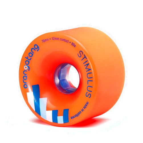 Orangatang Stimulus 70 mm Freeride Longboard Skateboard Wheels (Set of 4)
