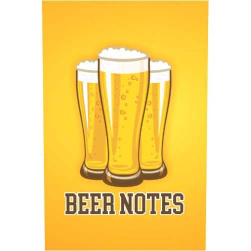 Mark Thornhill Beer Notes: Beer Logbook for Tracking and Recording All Beers Tasted | Write Notes on Beer Name, Brewer, Price, Attributes, Food Pairings, ... Assessment - Taller Glasses Cover Design