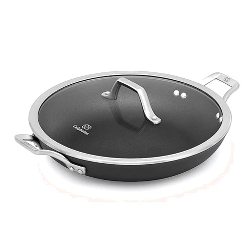 Calphalon 1948256 Signature Hard Anodized Nonstick Covered Everyday Chef Pan, 12