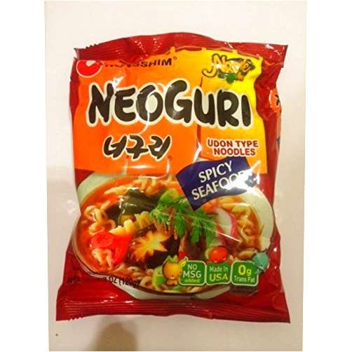 Nong Shim Neoguri Spicy Seafood Ramyun, 4.2 Ounce (Pack of 2)