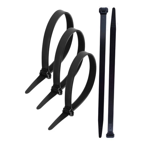 LOMAZH Cable Zip Ties(50-Piece) Industrial Ultra Heavy Duty Multi-Purpose，Length 12.2 Inch Width 0.51 Inch, 250 lbs Tensile Strength for Indoor and Outdoor UV Resistant,Black