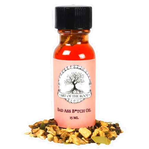 Art of the Root Bad Ass B*tch Oil by Art of the Root | Handmade Oil with Dragon’s Blood | Spirituality, Wiccan, Pagan, Conjure | Power, Success, Attraction, Achievement & Rituals
