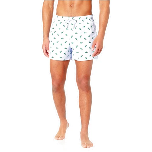 Lacoste Men's Standard Allover Croc Swim Short