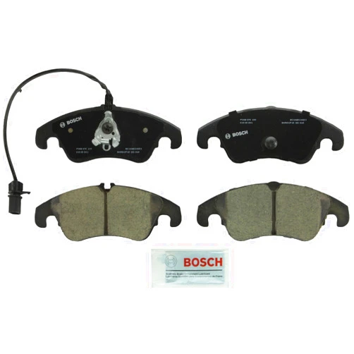 BOSCH BC1322 QuietCast Premium Ceramic Disc Brake Pad Set - Compatible With Select Audi A4, A4 Quattro, A5, A5 Quattro, A6, A6 Quattro, A7 Quattro, Allroad, Q5, S4, S5; Mercedes-Benz E300; FRONT