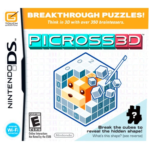 Nintendo Picross 3D NDS - Nintendo DS - Nintendo DS