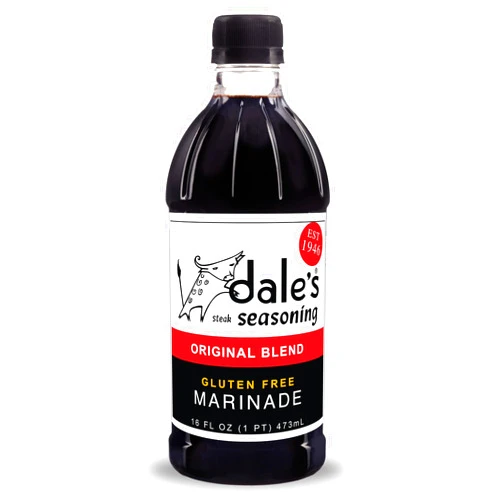Dales Original Steak Seasoning By Dale's, Gluten Free, No Cholesterol | Delicious on All Meats, Fish, and Vegetables | 16 oz Bottle | No Long Marinating, Savory Blend of Exotic Spices!