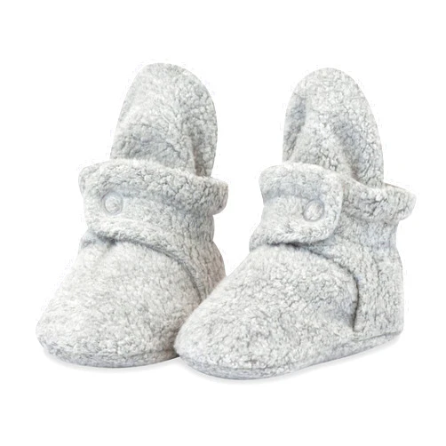 Zutano Unisex Fleece Baby Booties, Two Snap Closure, Newborn to 24 Months