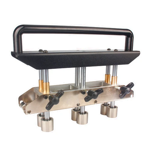 MARKETTY ER3 Three-Station Edge Roller Bender, Large Radius Sheet Metal Bead Roller Bender/Brake, 0-90° Bending Angle, Adjustable for Making 5/8